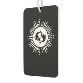 魚座〔占星術の〕十二宮図記号と天空スターバスト カーエアーフレッシュナー (左)