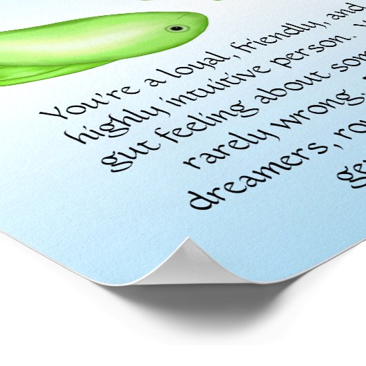 魚座〔占星術の〕十二宮図魚の星占い徴候 ポスター (角)