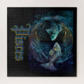 魚座〔占星術の〕十二宮図 ジグソーパズル (横)