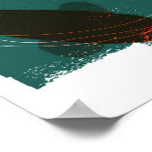 魚座〔占星術の〕十二宮図 ポスター (角)