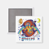 魚座〔占星術の〕十二宮図-V-1 マグネット (正面/裏面)