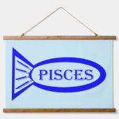 魚座 吊り下げ型タペストリー (正面)