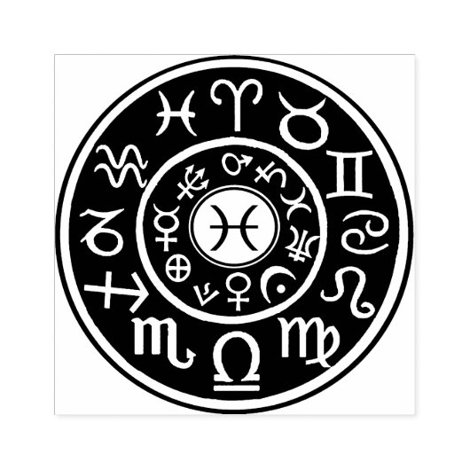 魚座 天体 占星術 スタンプ (インプリント)