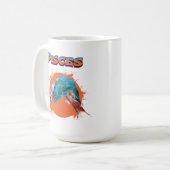 魚座 星座 占い 水 アストロロジー サイン コーヒーマグカップ (正面左)