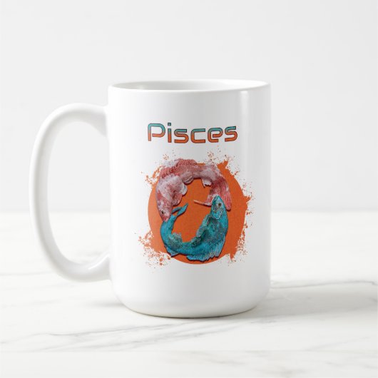 魚座 星座 占い 水 アストロロジー サイン コーヒーマグカップ (左)