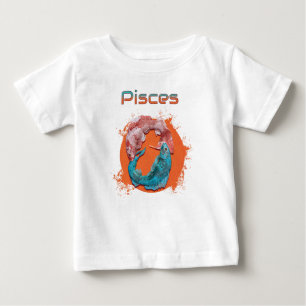 魚座 星座 占い 水 アストロロジー サイン  ベビーTシャツ