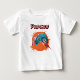 魚座 星座 占い 水 アストロロジー サイン  ベビーTシャツ