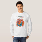 魚座 星座 占い 水 アストロロジー サイン Tシャツ (正面フル)