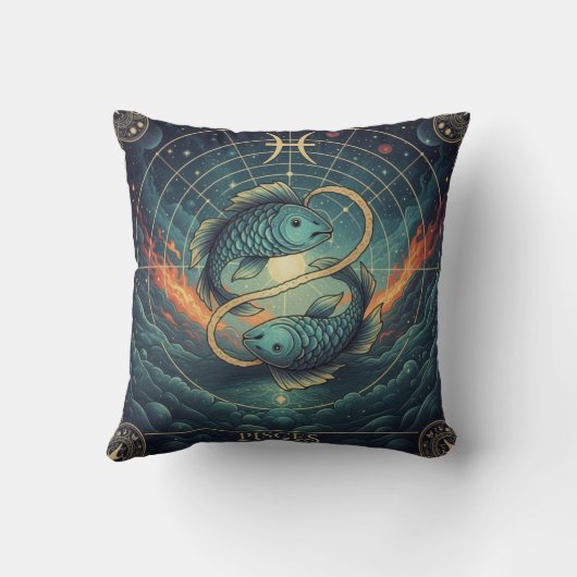 魚座 星座 天体 クッション (裏面)
