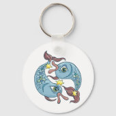 魚座 星座 魚 天体占い キーホルダー (裏面)