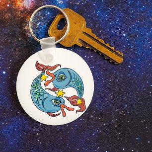 魚座 星座 魚 天体占い キーホルダー