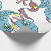 魚座 星座 魚 天体占い ラッピングペーパー