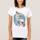 魚座 星座 魚 天体占い Tシャツ (正面)