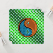 魚座 & 木の羊 カード (正面/裏面インサイチュ)