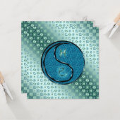 魚座 & 水蛇年 カード (正面/裏面インサイチュ)