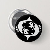 魚座 缶バッジ (正面&裏面)