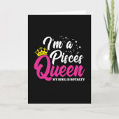 魚座 誕生日 クイーン 占星術 2月 3月 カード (正面)