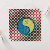 魚座 & 金の虎 カード (正面/裏面インサイチュ)