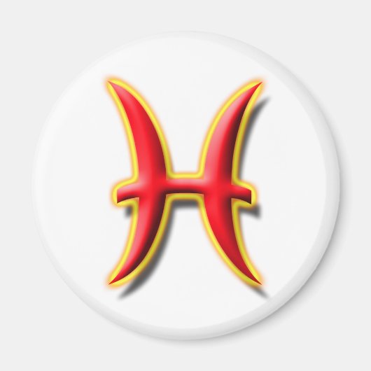 魚座#1磁石 マグネット (正面)