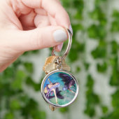 魚座 – 2人の人魚が輪になって泳ぐ キーホルダー (手)