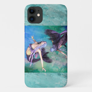 魚座 – 2人の人魚が輪になって泳ぐ iPhone 11 ケース