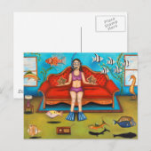 魚座#3 ポストカード (正面/裏面)