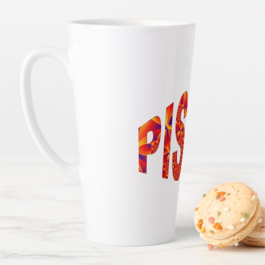 魚座 – Firey Orange Yellow Blue カフェラテマグ (インサイチュ)