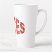 魚座 – Firey Orange Yellow Blue カフェラテマグ (右)