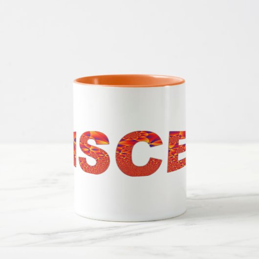 魚座 – Firey Orange Yellow Blue マグカップ (中央)