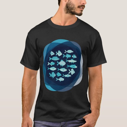 魚座 Tシャツ (正面)