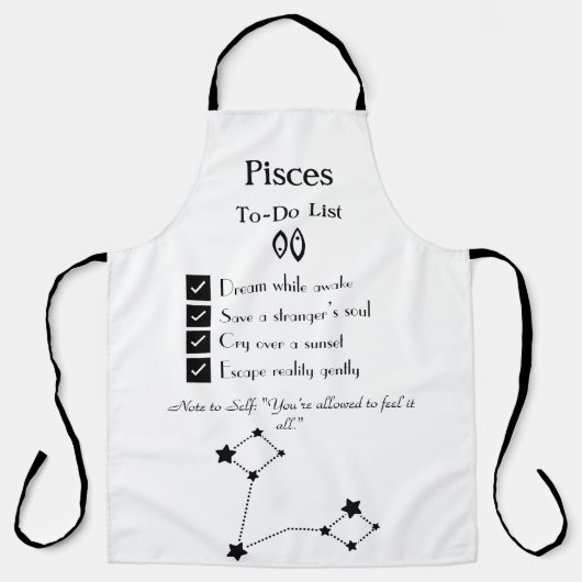 魚座 – To-Doリスト エプロン (正面)