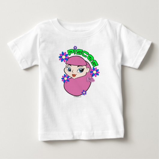 魚座Tシャツ ベビーTシャツ (正面)