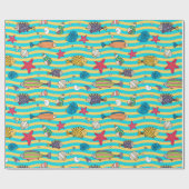 魚形包み紙 ラッピングペーパー (フラット)