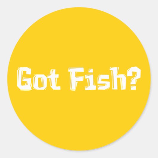 魚得の贈り物 ラウンドシール (正面)