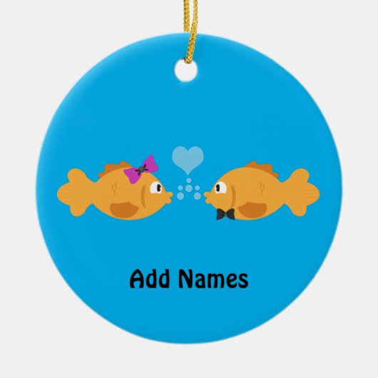 魚愛 セラミックオーナメント (正面)