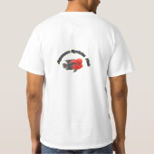 魚拓フィッシュ メンズ バストTシャツ Tシャツ (裏面)