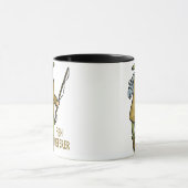 魚探し魚釣り マグカップ (中央)