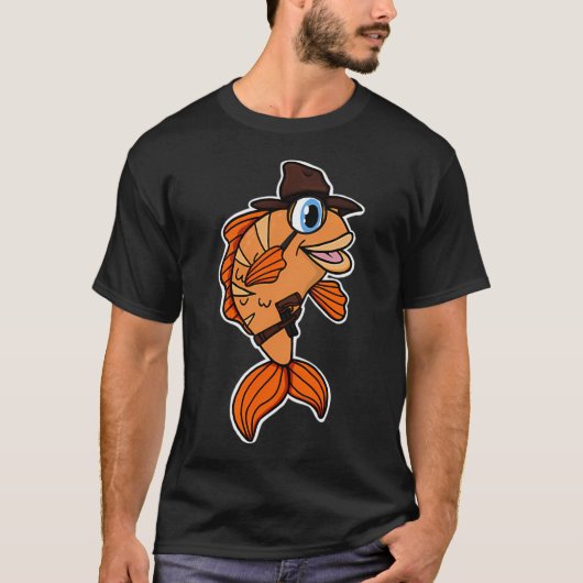 魚探偵 Tシャツ (正面)