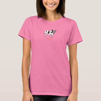 魚揚げデザイン牛ユニセックス大人Tシャツ Tシャツ