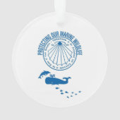 魚救のアクリルオーナメント オーナメント (裏面)