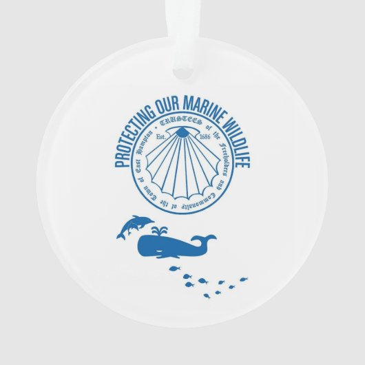 魚救のアクリルオーナメント オーナメント (裏面)