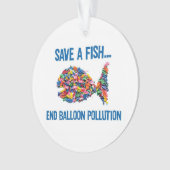 魚救のアクリルオーナメント オーナメント (正面)