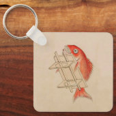 魚日本のの結婚妖怪 キーホルダー (正面)