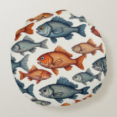 魚枕 ラウンドクッション (裏面)