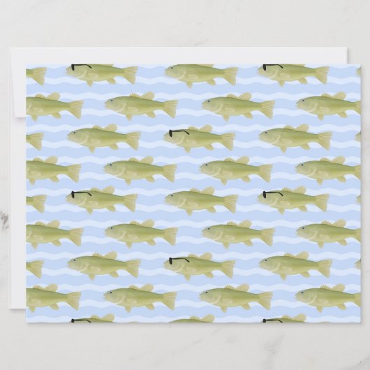 魚柄の紙 (正面)