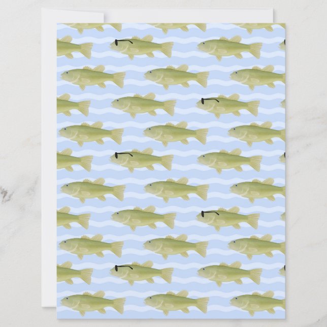 魚柄の紙 (正面)