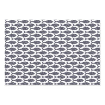 魚柄青白包み紙シート