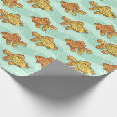 魚柄 ラッピングペーパー (角)