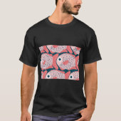 魚柄 Tシャツ (正面)
