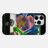 魚槽一成長イニシャル iPhoneケース (裏面横)